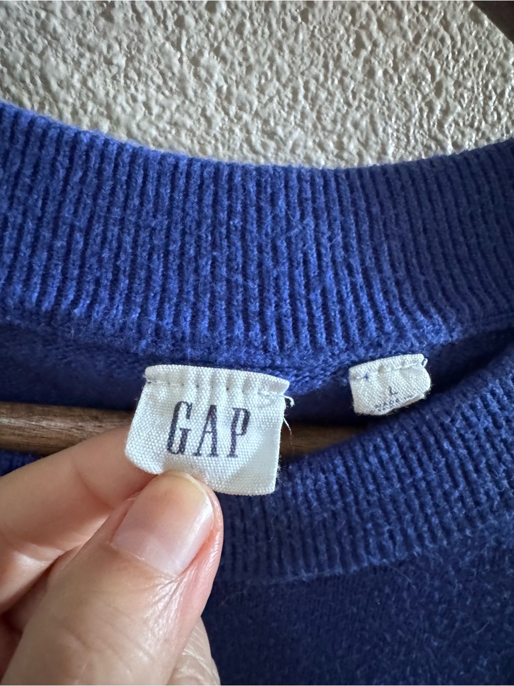 GAP Crewneck Sweater in Royal Blue - Picture 2 of 4